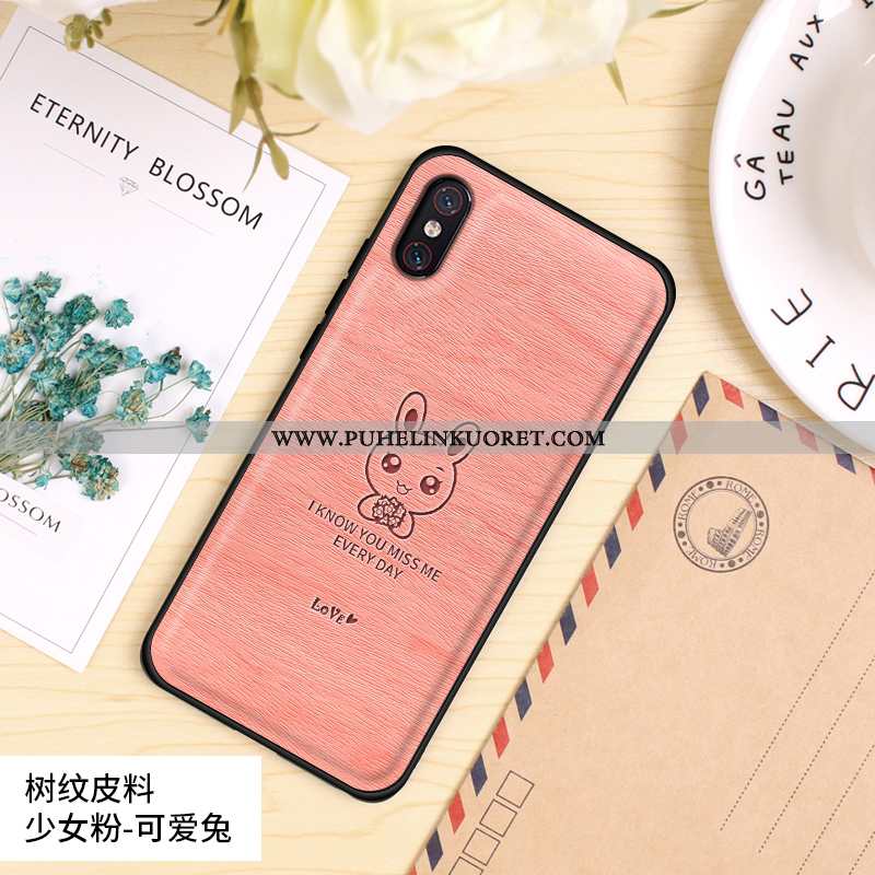 Kotelo, Kuori Xiaomi Mi 8 Pro Pesty Suede Persoonallisuus Pieni Puhelimen Oranssi