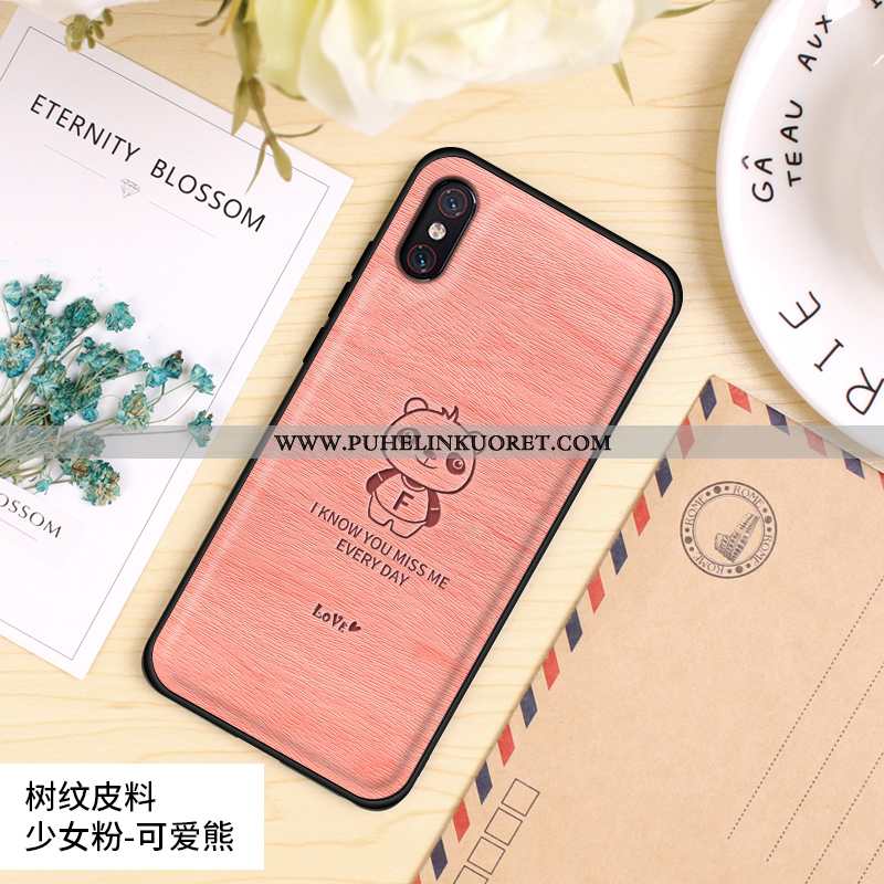 Kotelo, Kuori Xiaomi Mi 8 Pro Pesty Suede Persoonallisuus Pieni Puhelimen Oranssi