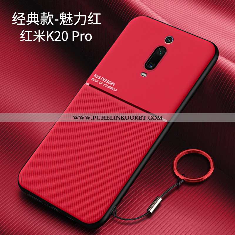 Kuori, Kuoret Xiaomi Mi 9t Pro Pesty Suede Ripustettavat Koristeet Ultra Net Red Silikoni Sininen