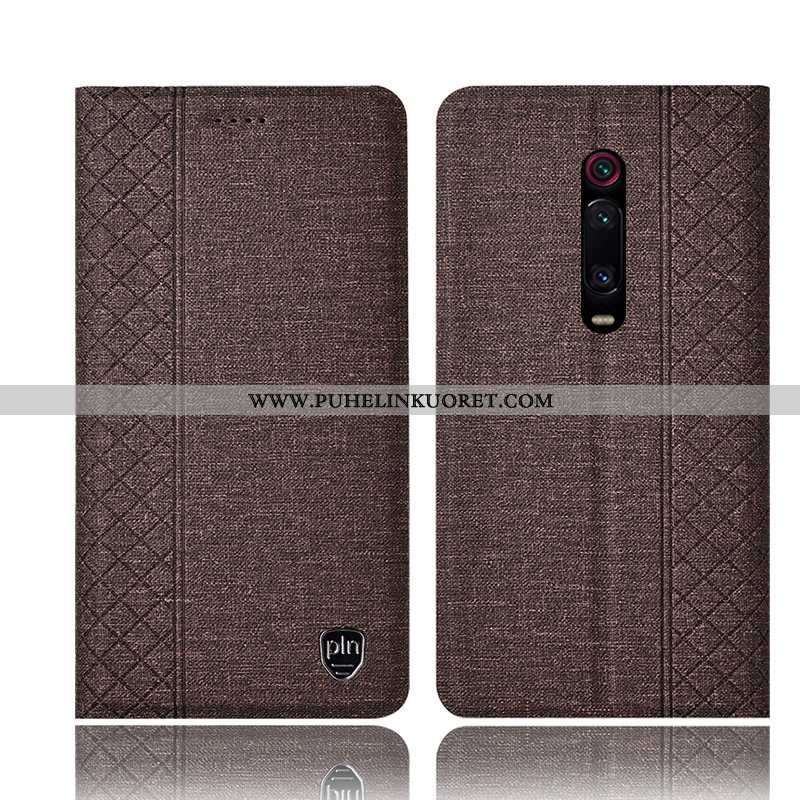 Kuori, Kuoret Xiaomi Mi 9t Pro Nahkakuori Suojaus Puhelimen Kuori Pieni Mustat