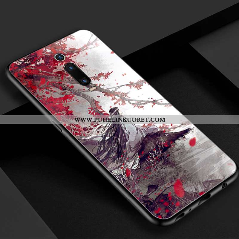 Kuori, Kuoret Xiaomi Mi 9t Vuosikerta Lasi Puhelimen Kiinalainen Tyyli Kuori Sininen