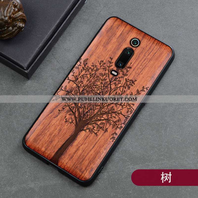 Kotelo, Kuori Xiaomi Mi 9t Suojaus Luova Punainen Puhelimen Puu Ruskea