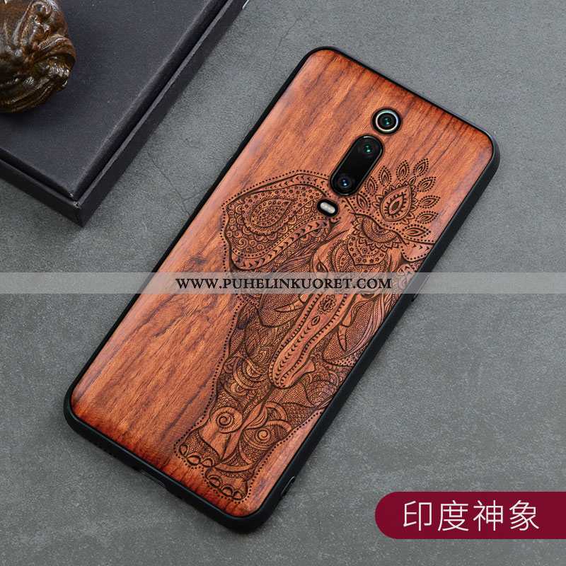 Kotelo, Kuori Xiaomi Mi 9t Suojaus Luova Punainen Puhelimen Puu Ruskea