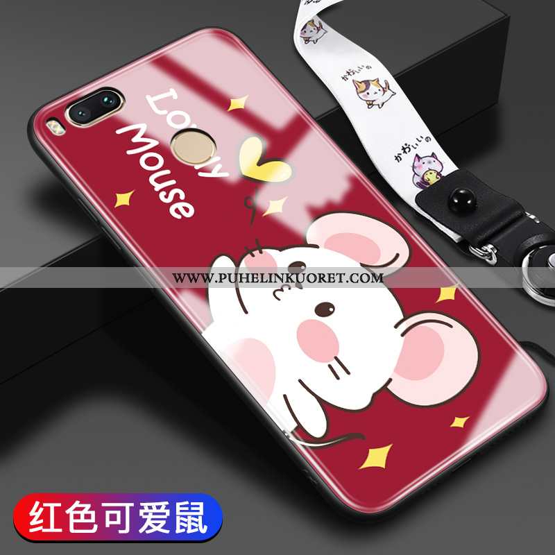 Kuori, Kuoret Xiaomi Mi A1 Suuntaus Pehmeä Neste Rotta Sarjakuva Ihana Pinkki
