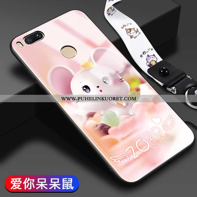 Kuori, Kuoret Xiaomi Mi A1 Suuntaus Pehmeä Neste Rotta Sarjakuva Ihana Pinkki
