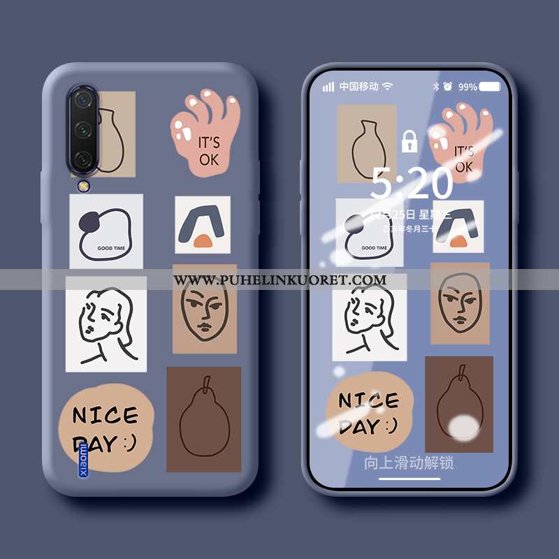 Kotelo, Kuori Xiaomi Mi A3 Tila Persoonallisuus Yksinkertainen Luova All Inclusive Vihreä