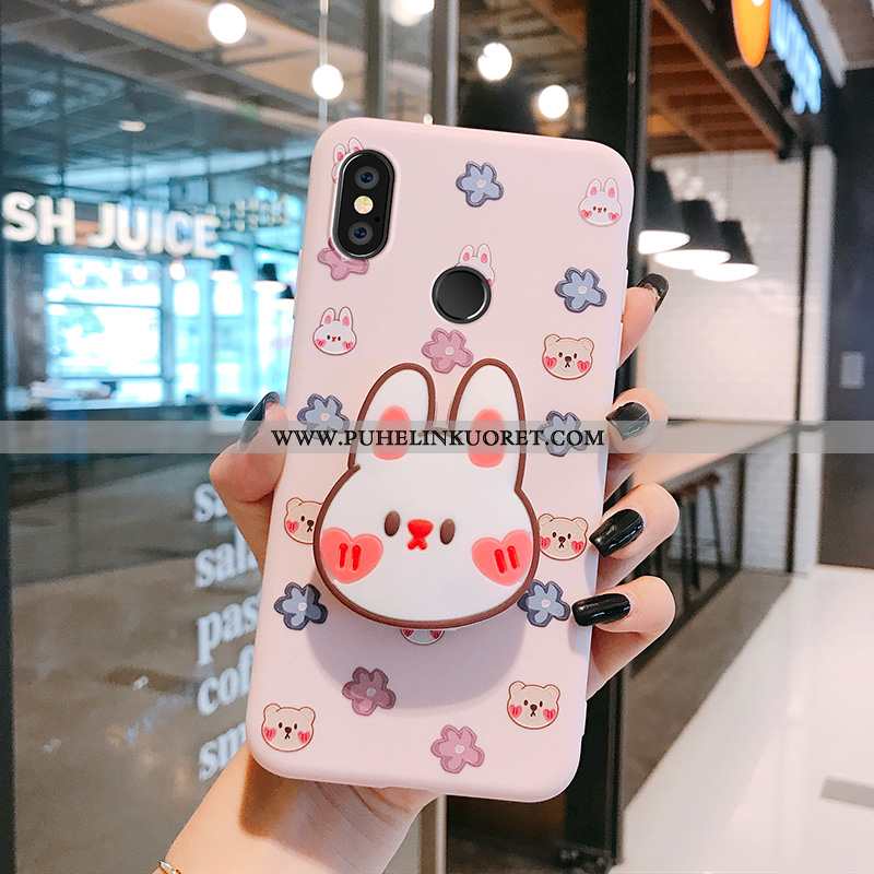 Kuoret, Kotelo Xiaomi Mi Max 3 Luova Sarjakuva Tuki Murtumaton Suojaus Pinkki