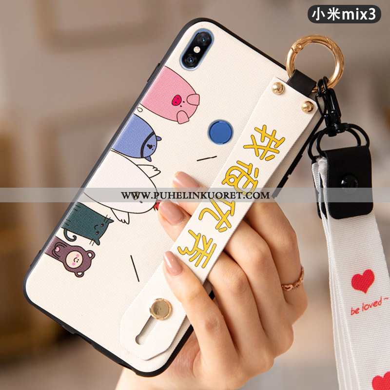 Kuoret, Kotelo Xiaomi Mi Mix 3 Valo Silikoni Suuntaus Murtumaton Ihana Sininen