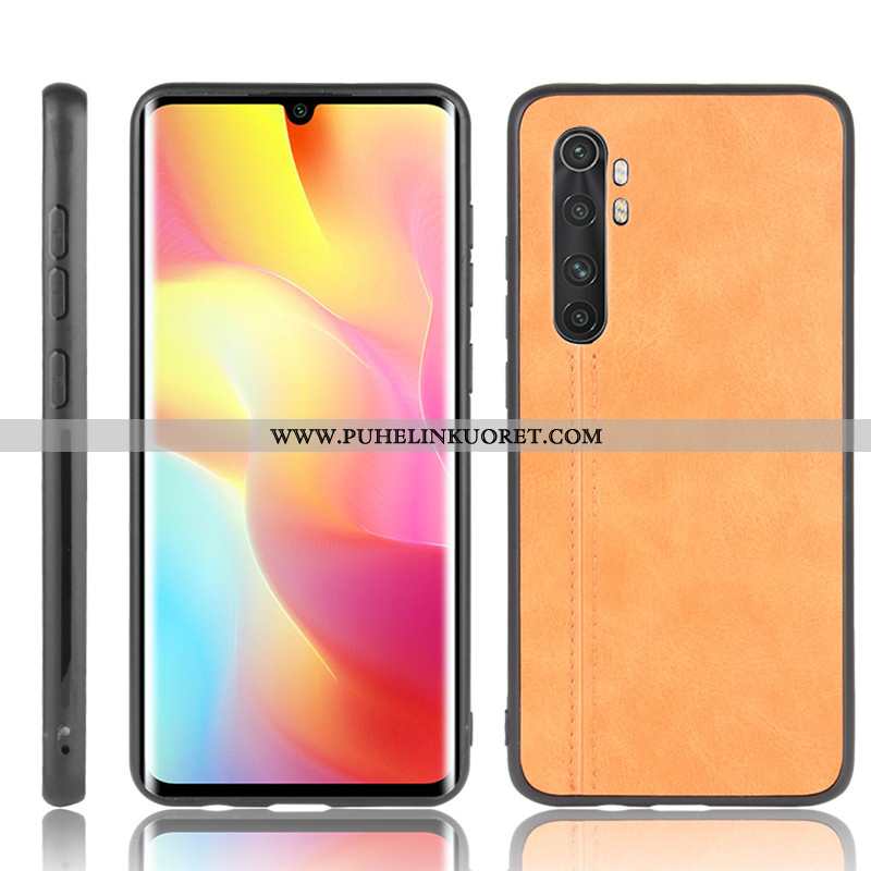 Kuoret, Kotelo Xiaomi Mi Note 10 Lite Nahkakuori Kukkakuvio Kuori Punainen Lehmä