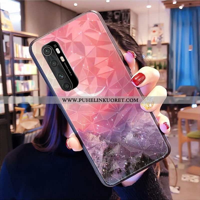 Kuori, Kuoret Xiaomi Mi Note 10 Lite Kukkakuvio Suojaus All Inclusive Murtumaton Timantti Violetti