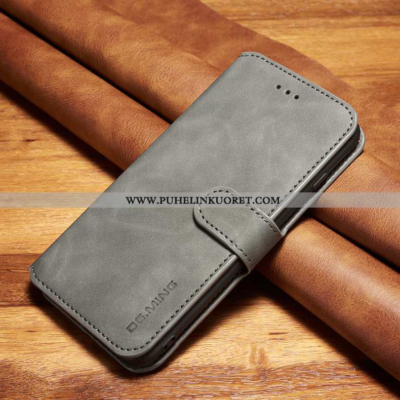 Kuoret, Kotelo Xiaomi Mi Note 10 Nahkakuori Aito Nahka Suojaus Kuoret Puhelimen Punainen