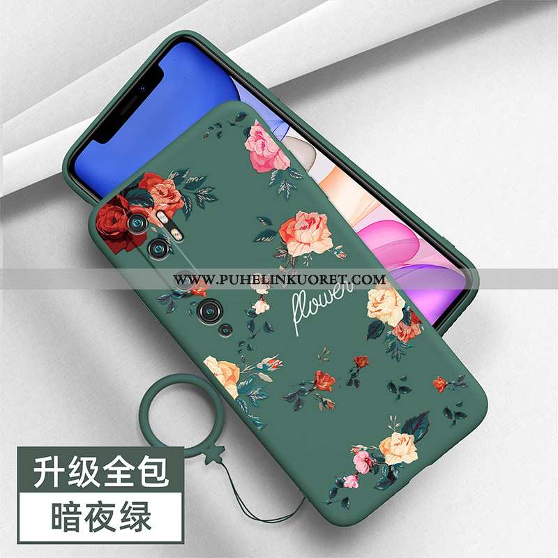 Kotelo, Kuori Xiaomi Mi Note 10 Suuntaus Silikoni Pieni Puhelimen Luova Vihreä