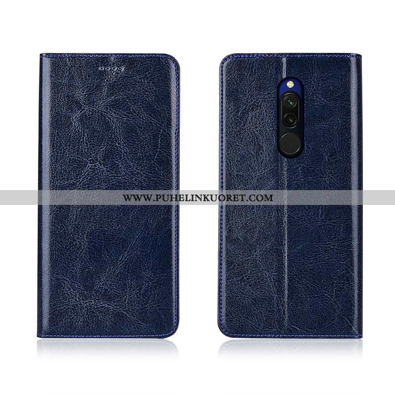 Kuoret, Kotelo Xiaomi Redmi 8 Kukkakuvio Pehmeä Neste Murtumaton Simpukka Silikoni Ruskea