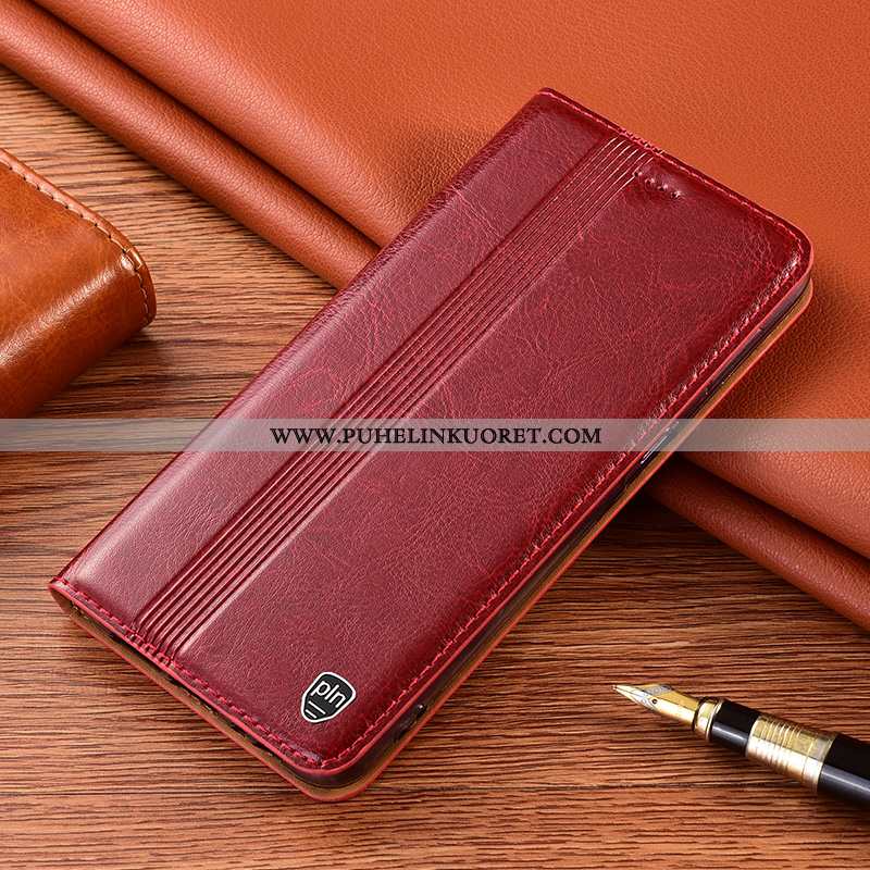Kuori, Kuoret Xiaomi Redmi 9a Aito Nahka Suojaus Kuori Pieni Murtumaton Mustat