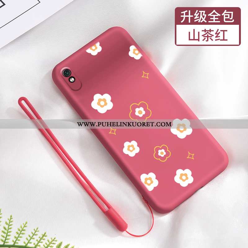 Kuori, Kuoret Xiaomi Redmi 9a Suojaus Pesty Suede Vihreä Pehmeä Neste All Inclusive