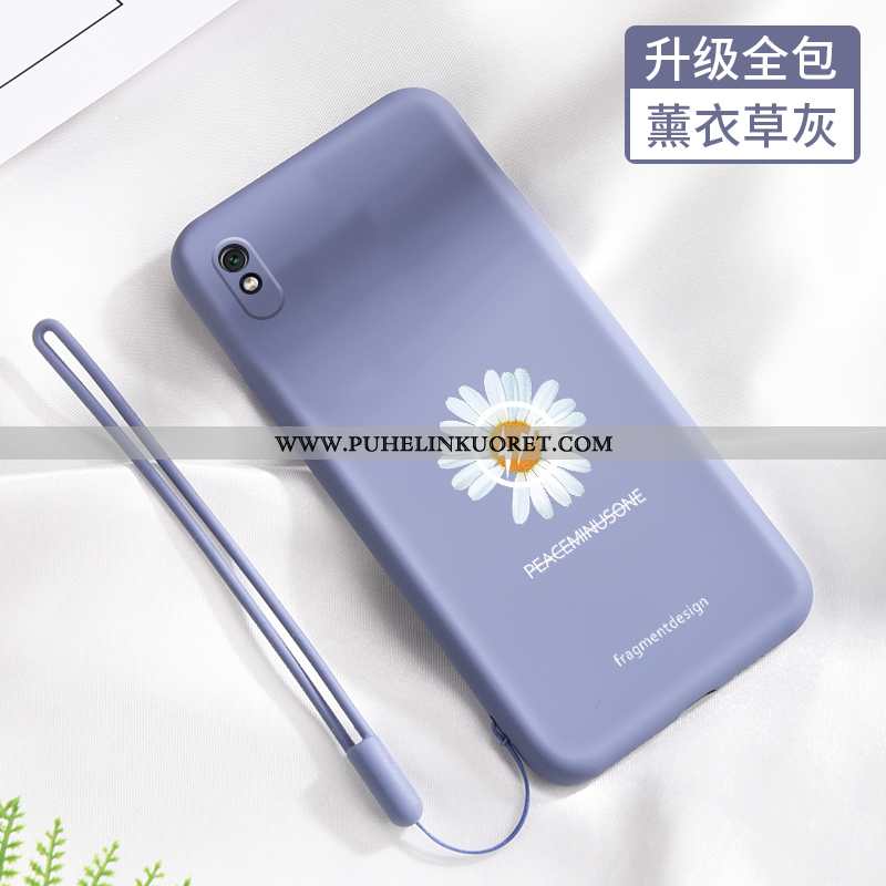 Kotelo, Kuori Xiaomi Redmi 9a Suojaus Pesty Suede Pieni Kotelo Murtumaton Punainen
