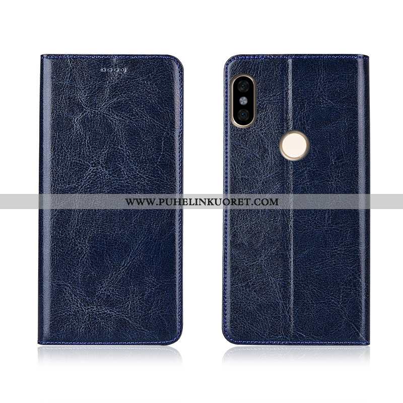 Kotelo, Kuori Xiaomi Redmi Note 6 Pro Pehmeä Neste Silikoni Suojaus Kotelo Aito Nahka Mustat