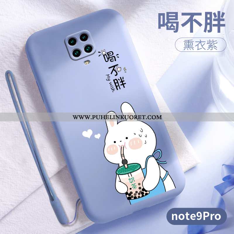 Kuori, Kuoret Xiaomi Redmi Note 9 Pro Suuntaus Pehmeä Neste Ihana All Inclusive Murtumaton Pinkki