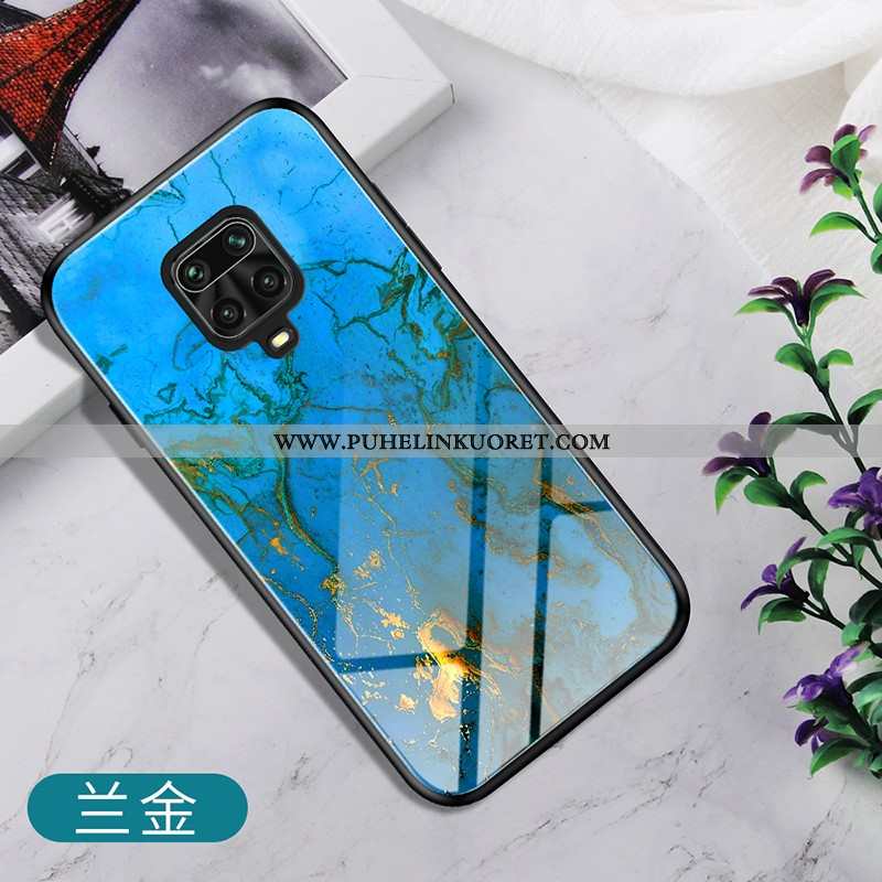 Kotelo, Kuori Xiaomi Redmi Note 9 Pro Persoonallisuus Luova Silikoni Kaltevuus All Inclusive Sininen