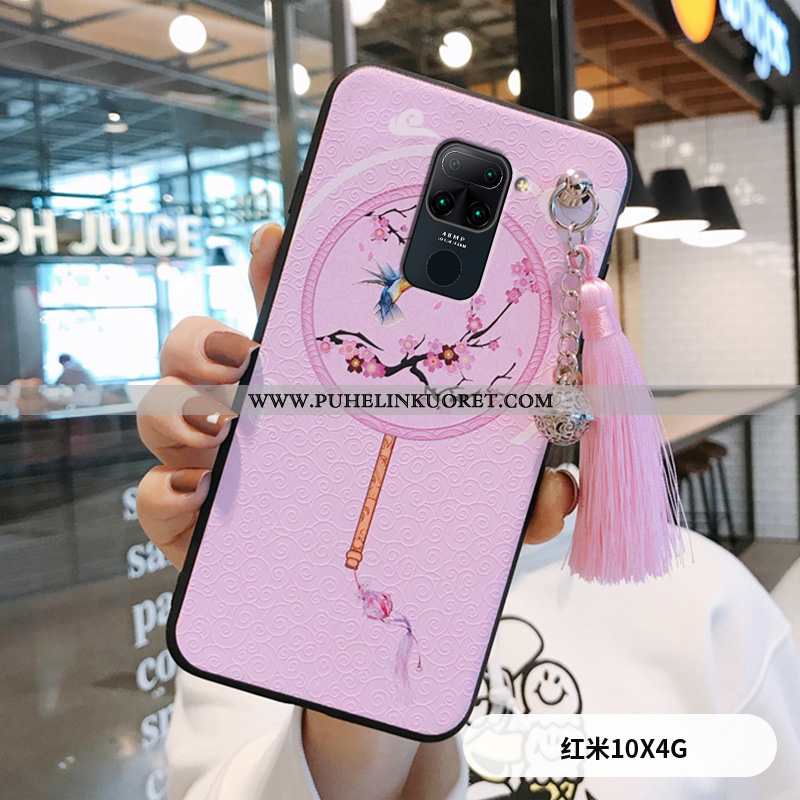 Kuori, Kuoret Xiaomi Redmi Note 9 Ultra Pehmeä Neste Valo Puhelimen Fringed Sininen