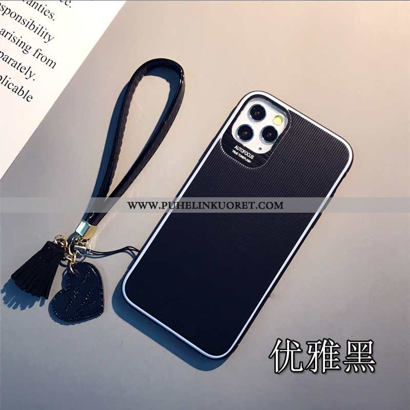 Kuori, Kuoret iPhone 11 Pro Persoonallisuus Suuntaus Kuori Puhelimen Nahkakuori Mustat