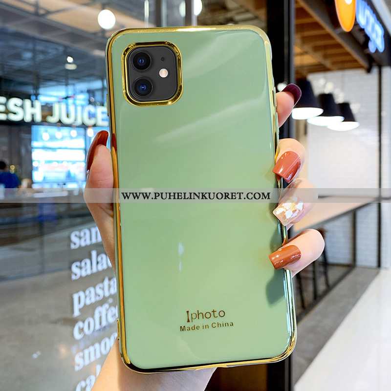 Kuori, Kuoret iPhone 11 Pehmeä Neste Silikoni Pinnoitus Kuori Suuntaus Sininen