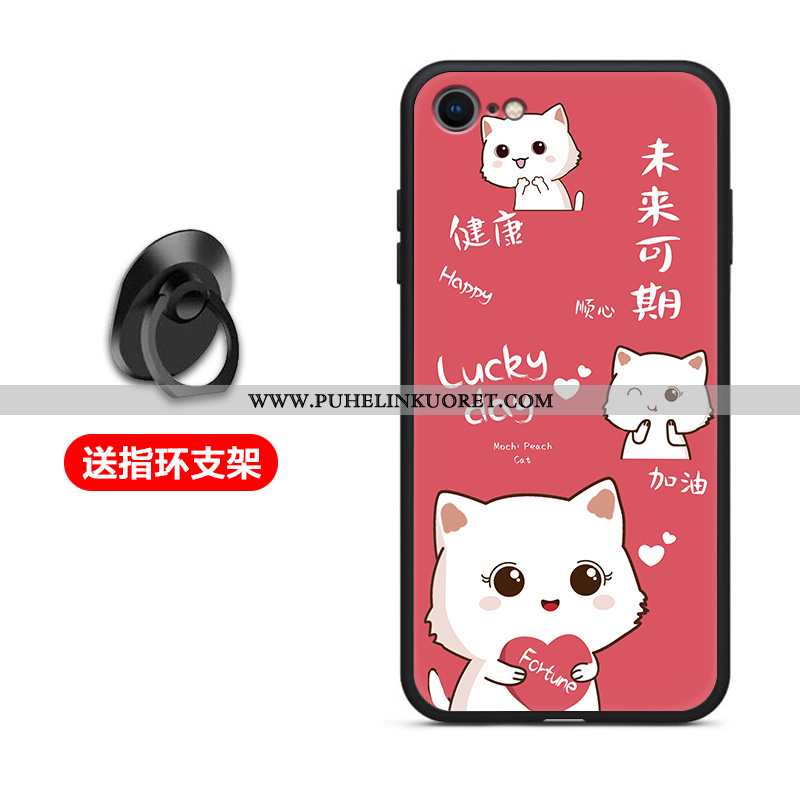 Kuori, Kuoret iPhone 6/6s Plus Suojaus Pehmeä Neste Punainen Kotelo Kuori