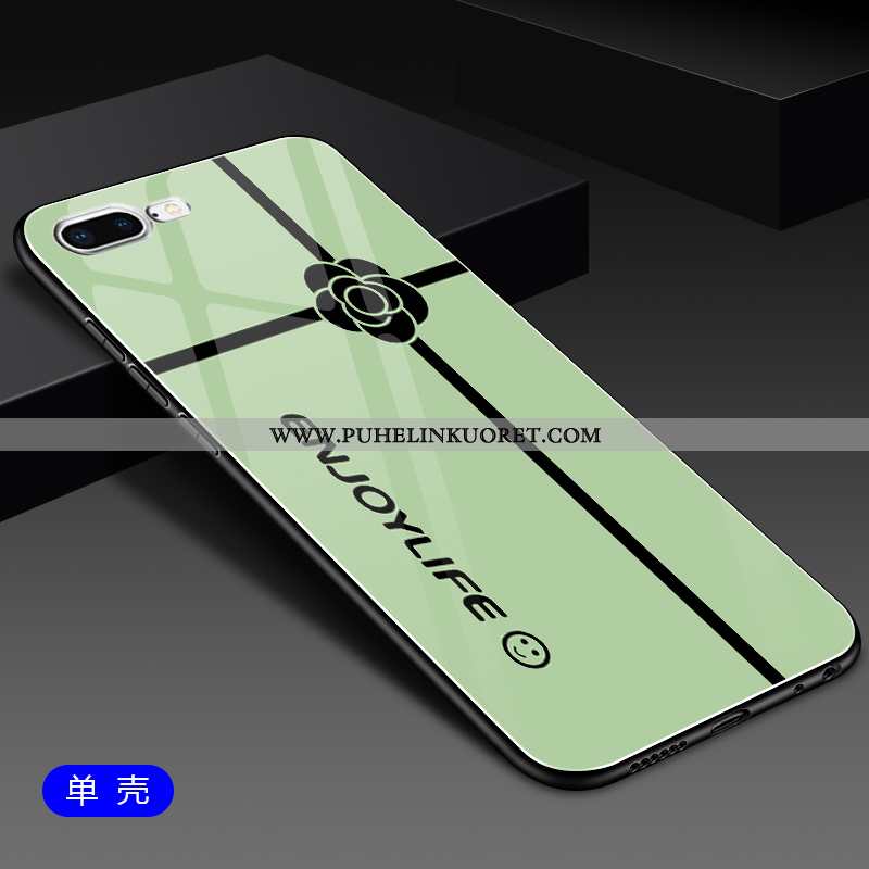 Kuoret, Kotelo iPhone 7 Plus Lasi Tila Yksinkertainen Hemming Rakastunut Punainen