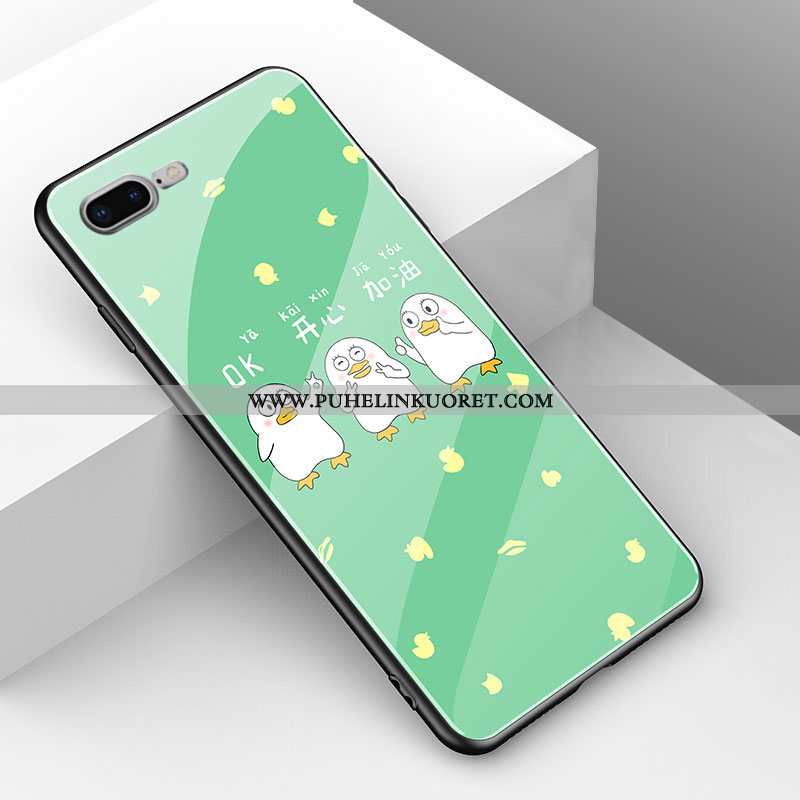 Kuori, Kuoret iPhone 7 Plus Suojaus Lasi Net Red Eläin All Inclusive Keltaiset