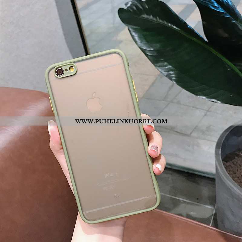 Kuoret, Kotelo iPhone 8 Pehmeä Neste Silikoni Murtumaton Musta Mustat