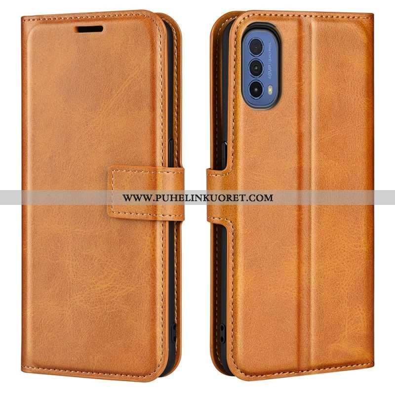 Kotelot Moto E40 / E30 / E20 Ohut Extreme Leather -efekti