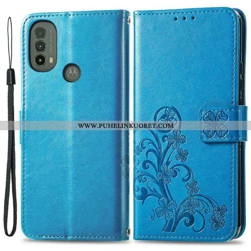 Kotelot Moto E40 / E30 / E20 Nelilehtinen Apila