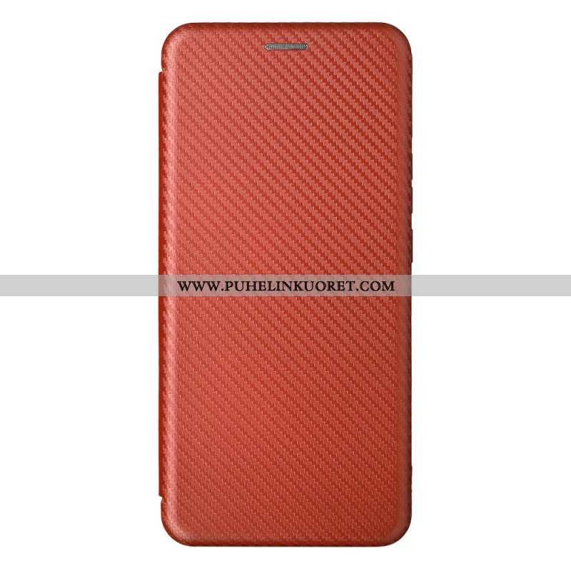 Puhelinkuoret Moto E40 / E30 / E20 Kotelot Flip Hiilikuitu