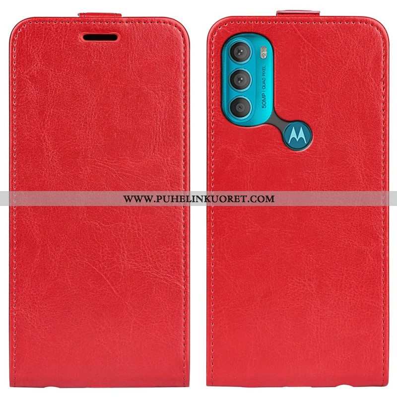 Nahkakotelo Moto G71 5G Kotelot Flip Taitettava Retro