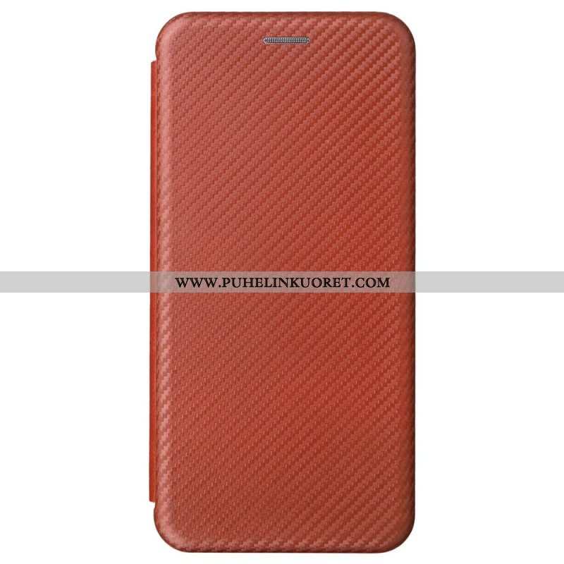 Puhelinkuoret OnePlus Nord 2T 5G Kotelot Flip Rengas Hiilikuitu