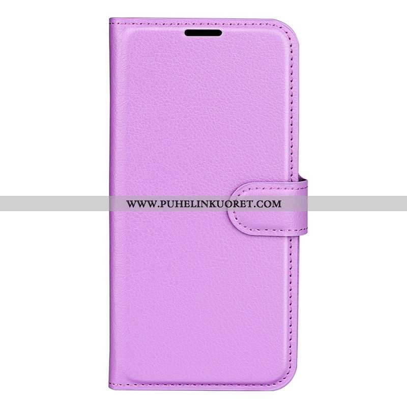 Kotelot OnePlus Nord CE 2 5G Litsi Tekonahkaa