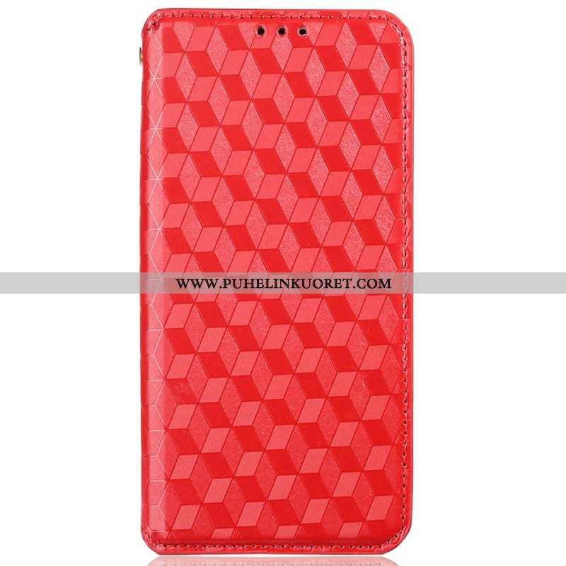 Puhelinkuoret Oppo A94 5G Kotelot Flip Keinonahassa