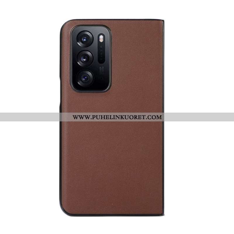 Kuori Oppo Find N Aitoa Nahkaa