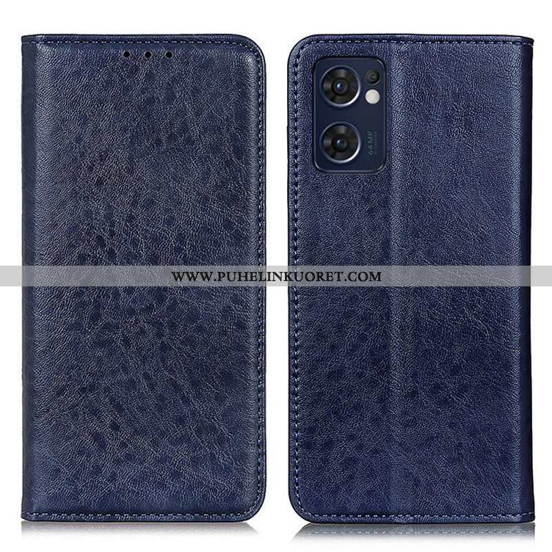 Puhelinkuoret Oppo Find X5 Lite Kotelot Flip Nahan Rakenne