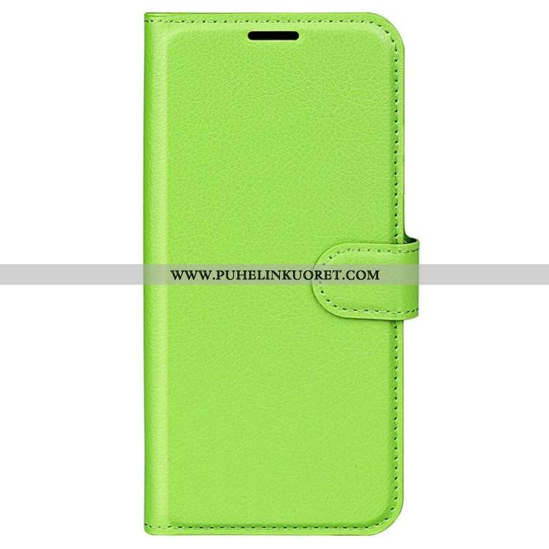 Nahkakotelo Oppo Reno 7 Klassinen Nahkatyyli