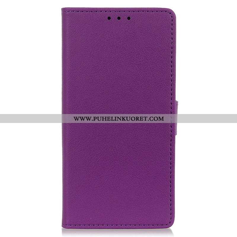 Nahkakotelo Oppo Reno 8 Pro Klassikko