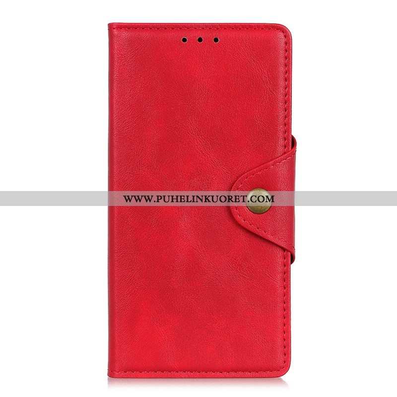 Kotelot Samsung Galaxy A13 5G / A04s Keinonahkainen Nappi