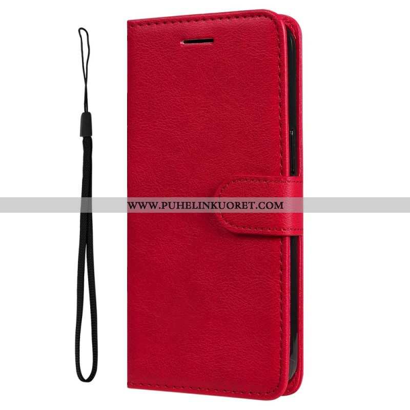 Kotelot Samsung Galaxy A13 5G / A04s Suojaketju Kuori Solid Color Series Strappy