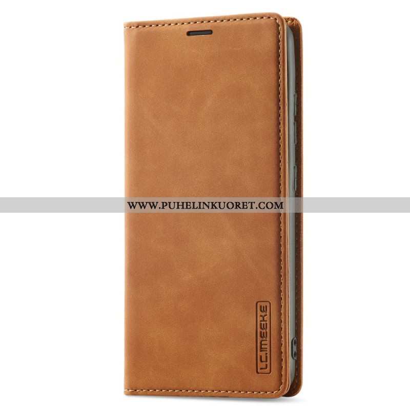 Puhelinkuoret Samsung Galaxy A13 Kotelot Flip Lc.imeeke Nahkaefekti