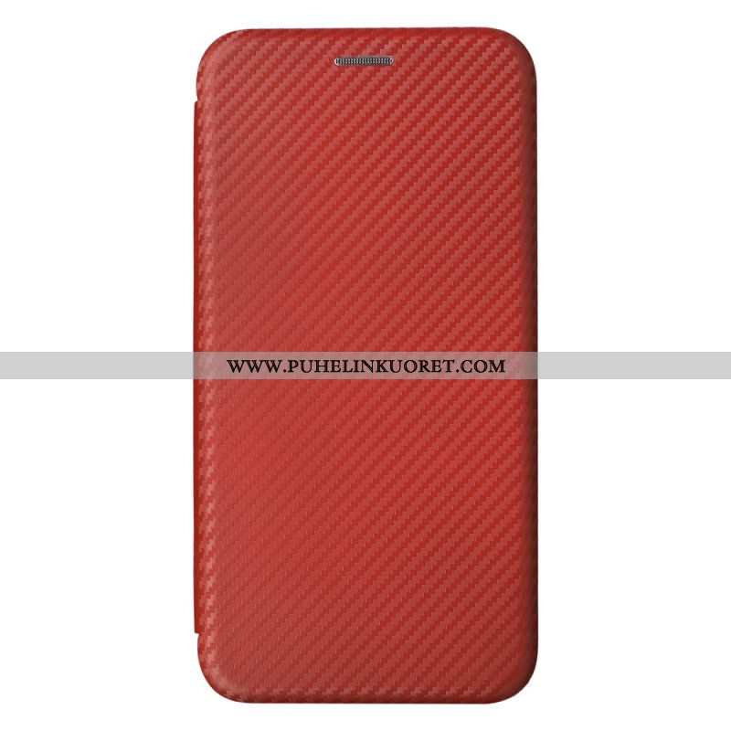 Puhelinkuoret Samsung Galaxy A54 5G Kotelot Flip Värillinen Hiilikuitu