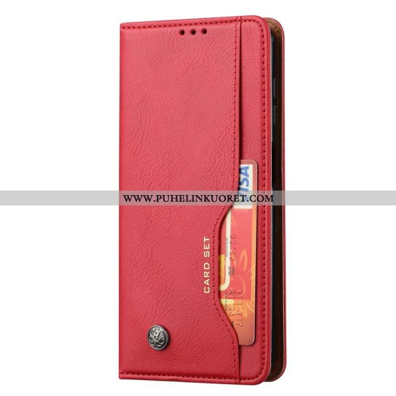 Puhelinkuoret Samsung Galaxy A54 5G Kotelot Flip Keinonahkainen Korttikotelo
