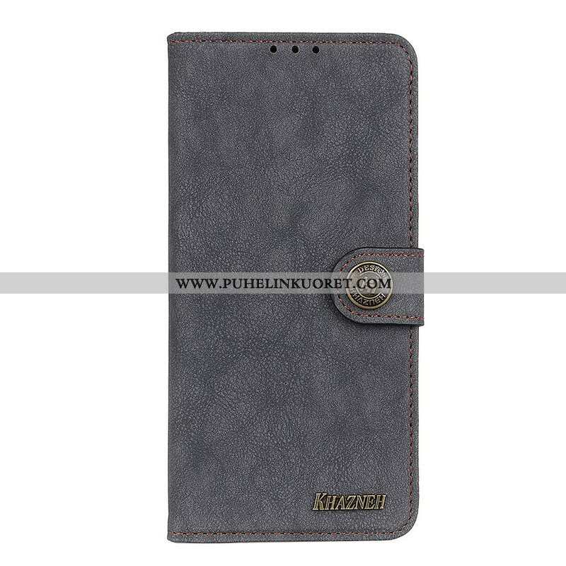 Kotelot Samsung Galaxy M12 / A12 Khazneh Retro Halkaistu Keinonahka