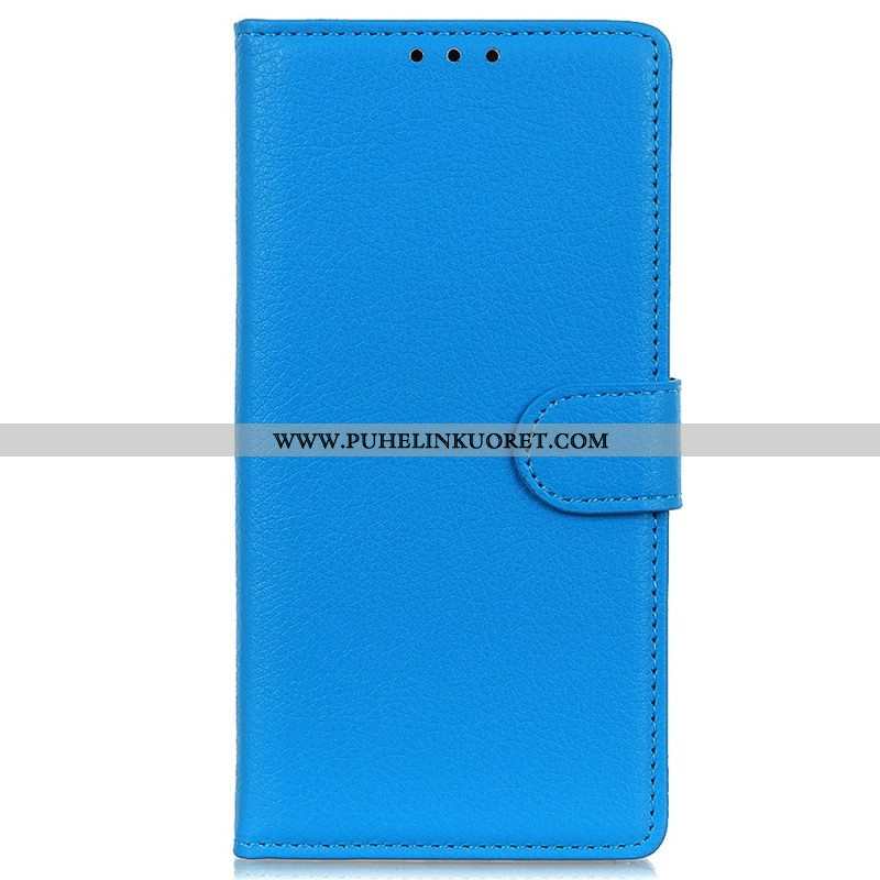 Flip Case Samsung Galaxy M13 Perinteinen Keinonahka