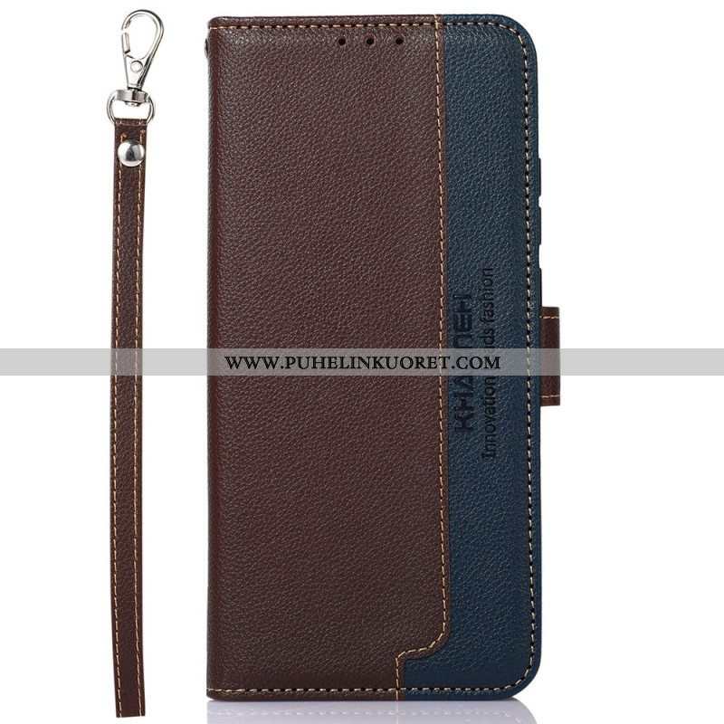 Kotelot Samsung Galaxy M13 Litsi Style Rfid Khazneh