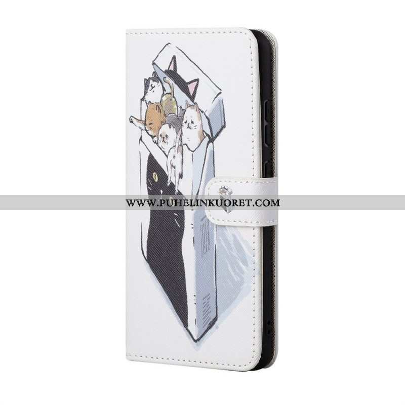 Kotelot Samsung Galaxy M23 5G Suojaketju Kuori Thong Kissat